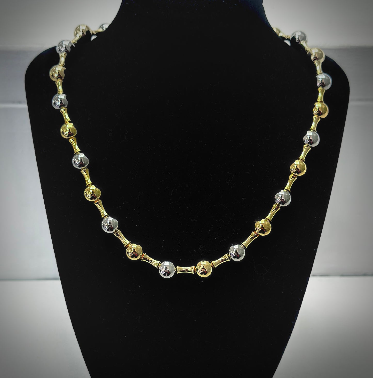 TWO TONE NECKLACE