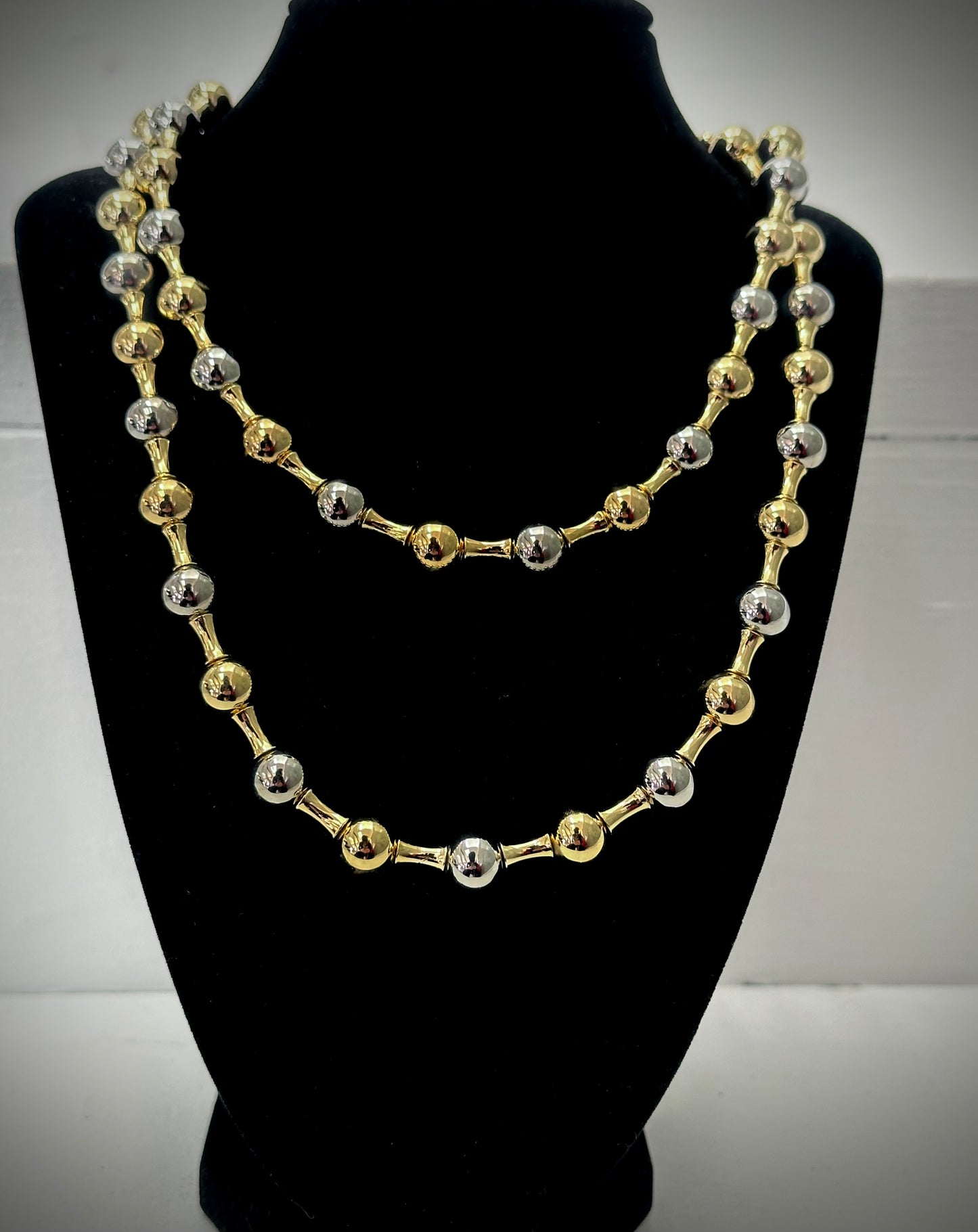 TWO TONE NECKLACE