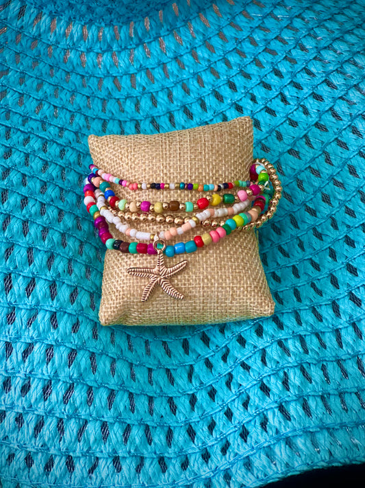 Multicolor bracelet set